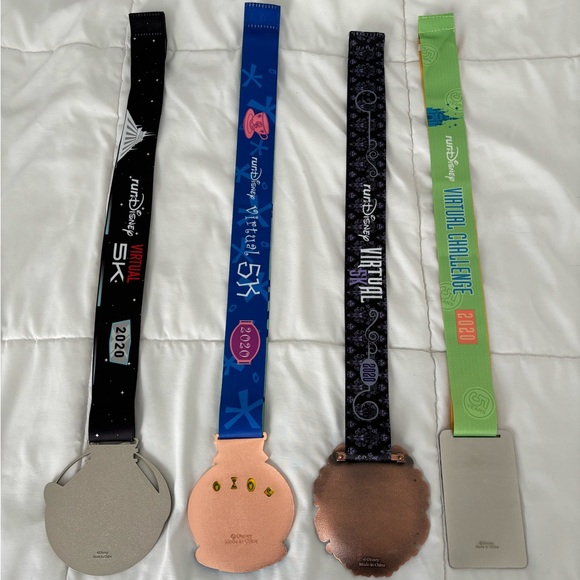 RunDisney 2020 Virtual Series “5 years running” Medal Set - Picture 7 of 7